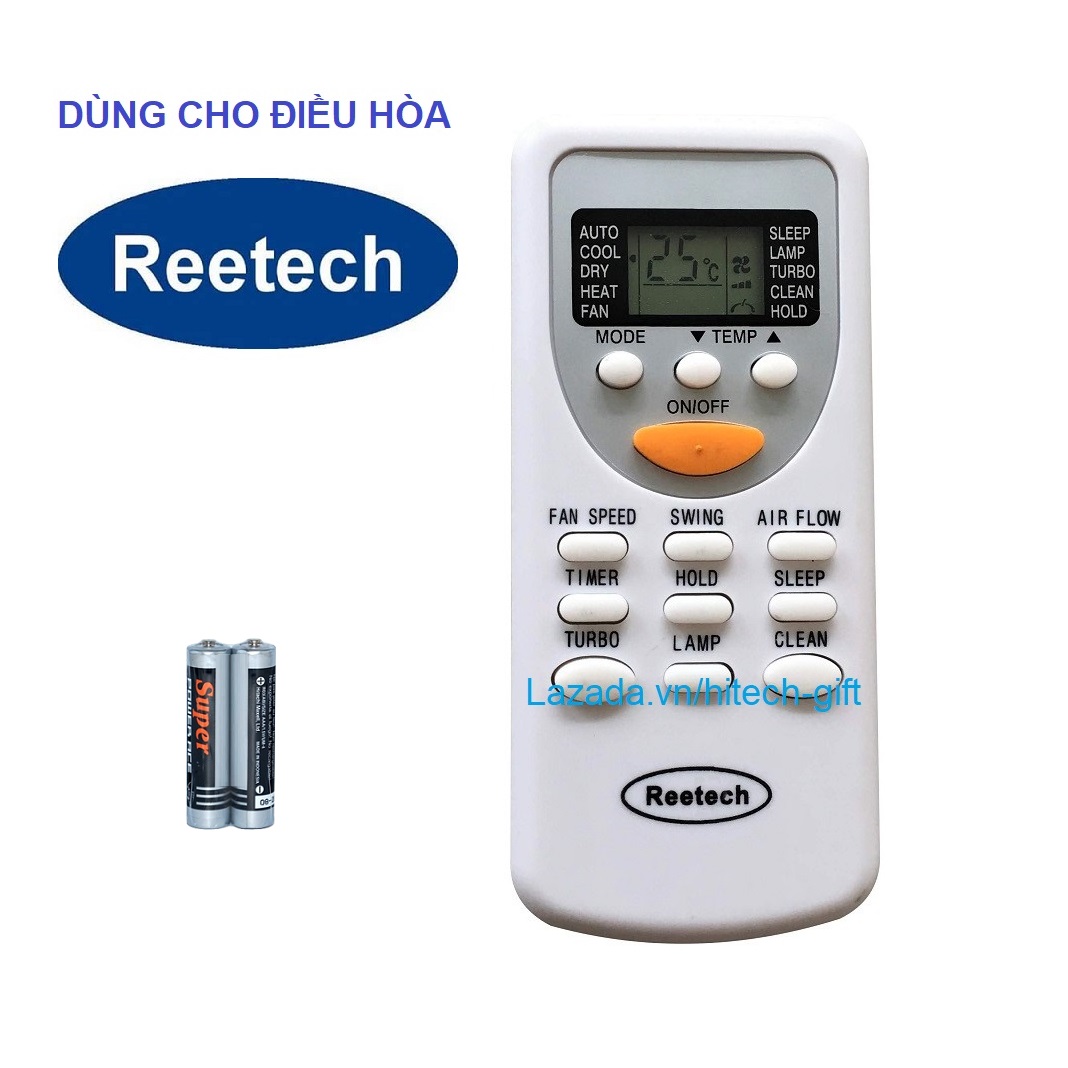 Remote Điểu Khiển Máy Lạnh Reetech Điều Hòa ZH/JT-03 Kèm Pin