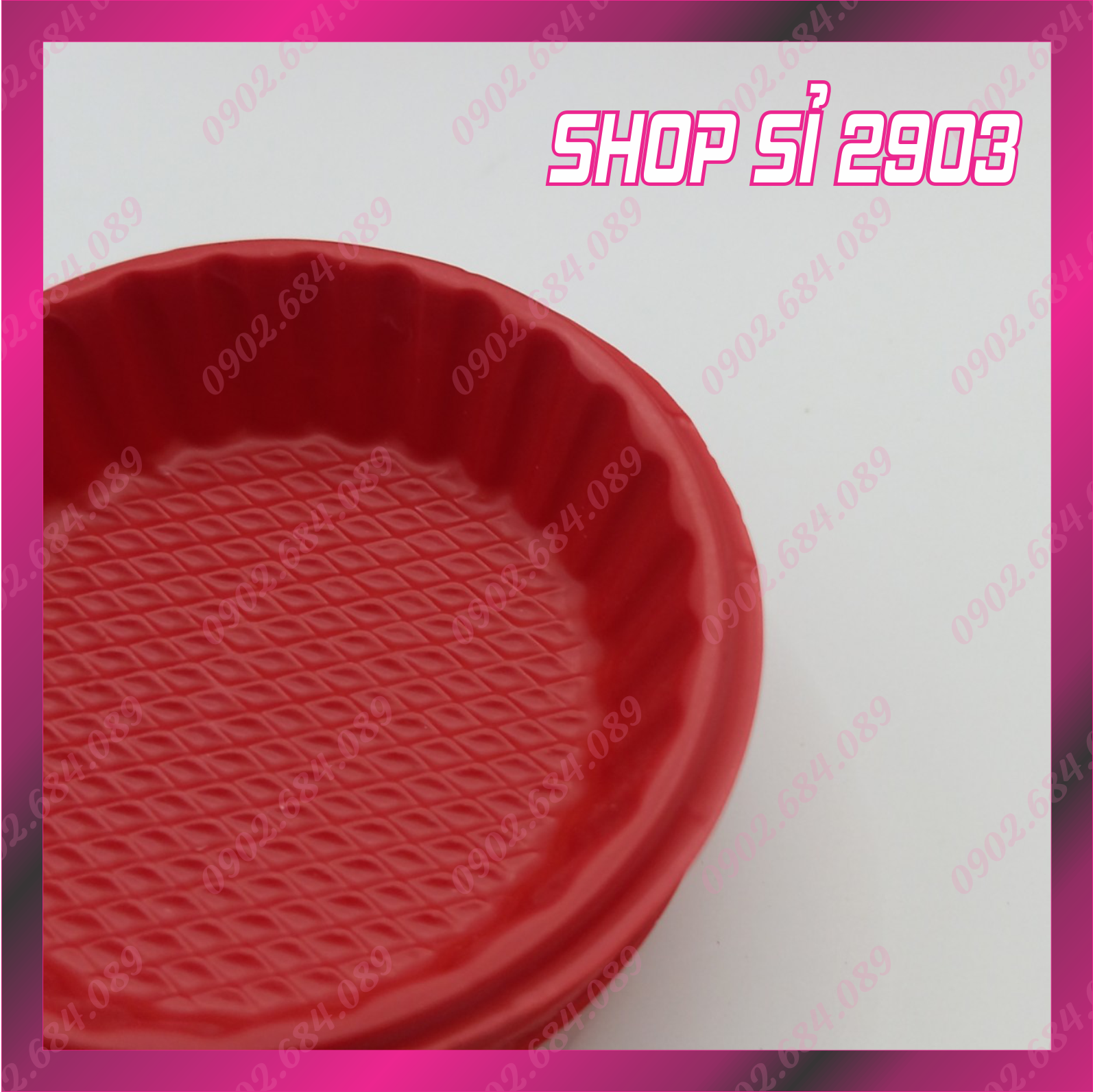 Lốc 100 cái chén đựng tương đỏ