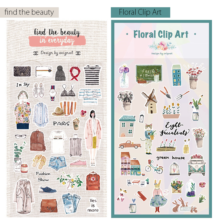 [HCM]Sticker Dễ Thương trang trí planner scrapbook