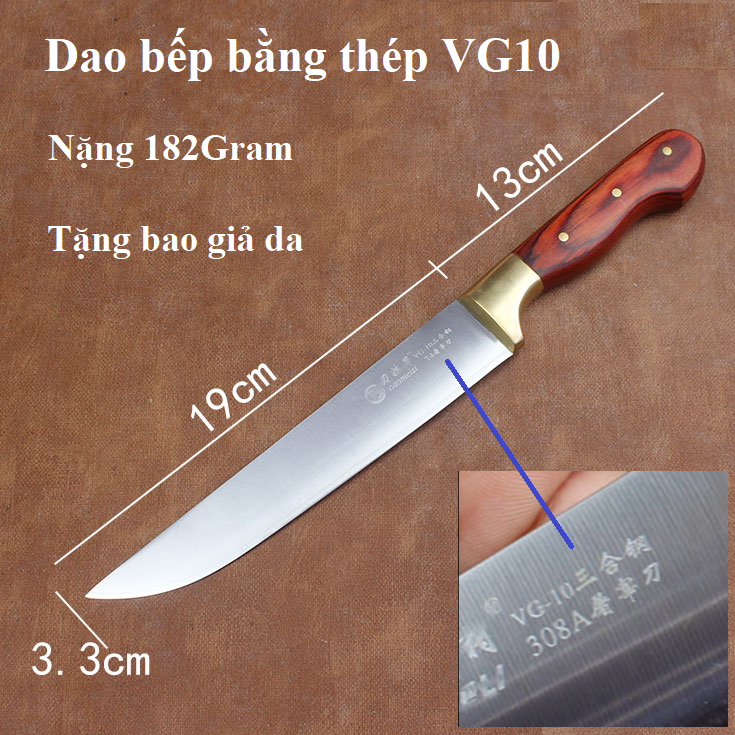 Dao bếp thép VG10 của Nhật