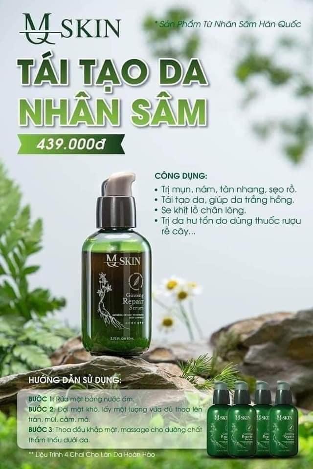Serum Tái Tạo Da Nhân Sâm MQ SKN ( chính hãng)