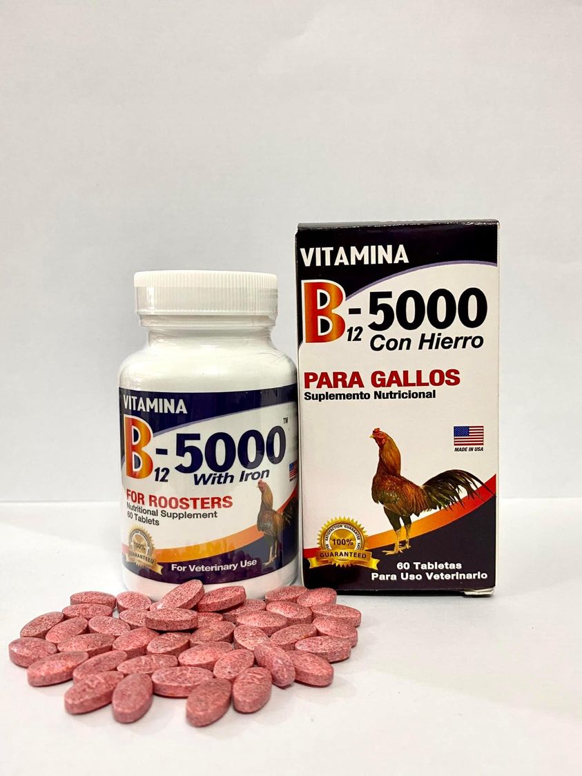 B12 5000 - VIÊN UỐNG BỔ SUNG VITAMINS CHO GÀ