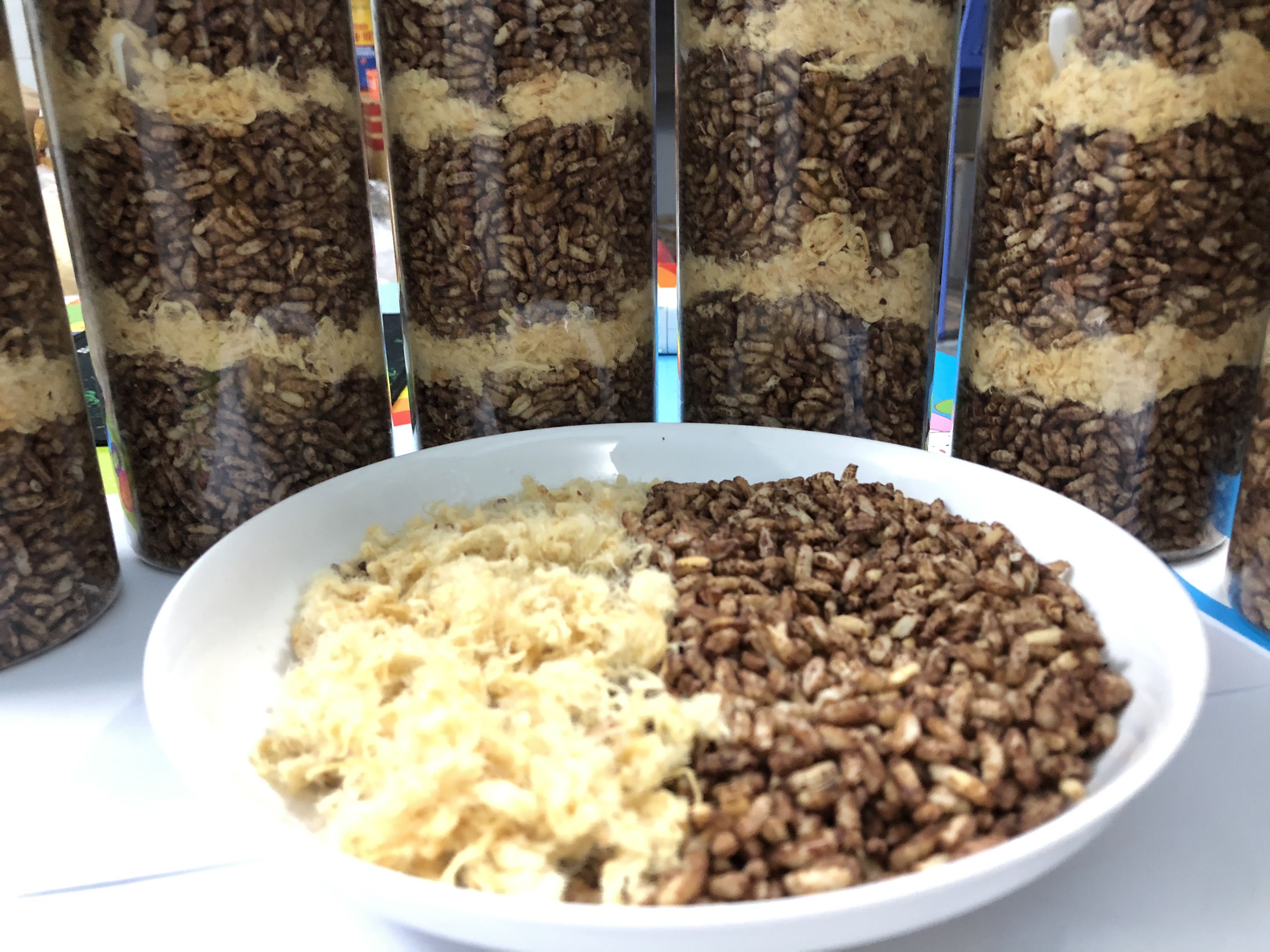 GẠO LỨT cháy tỏi CHÀ BÔNG giòn tan - ăn vặt giảm cân hiệu quả - 300g