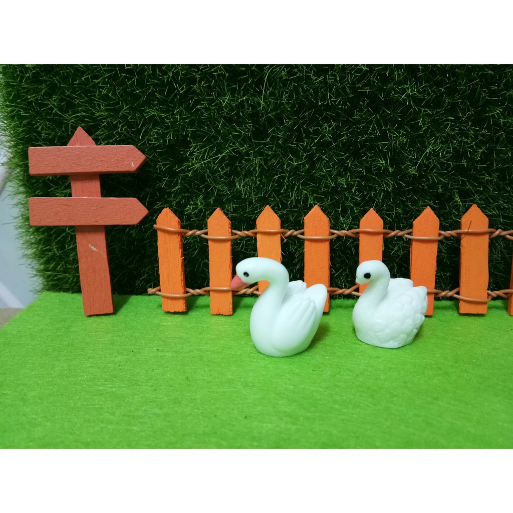 [HCM]thiên nga mô hình trang trí charm slime [1 con]