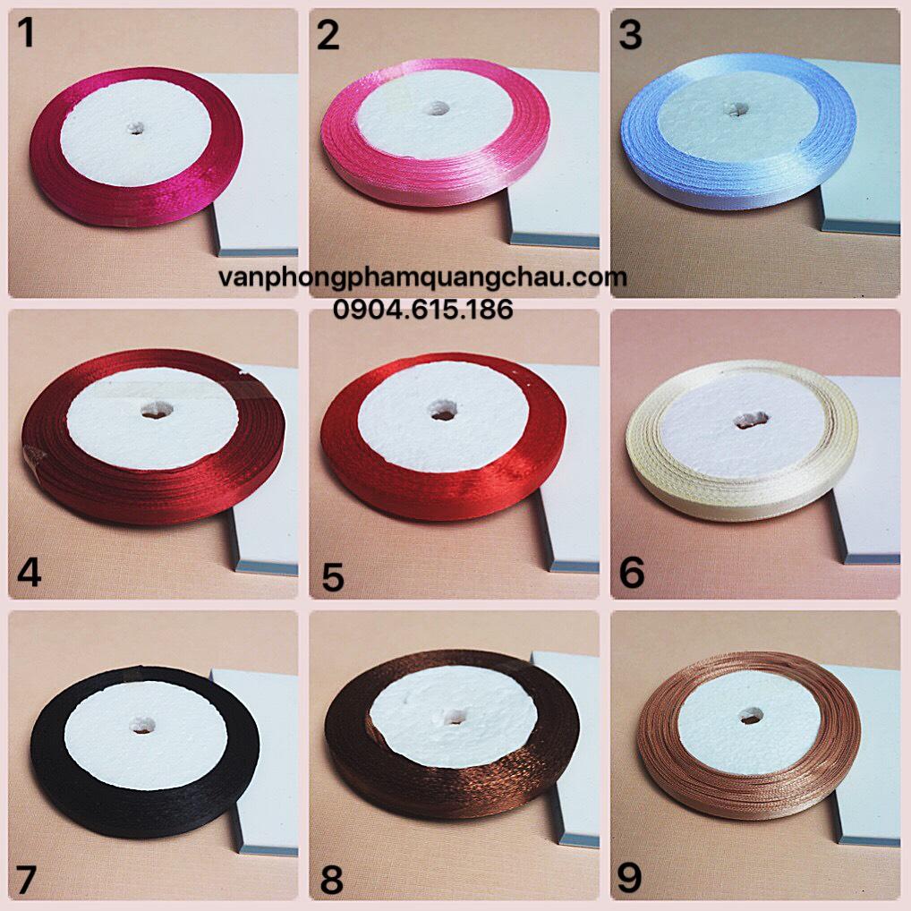 Ruy băng vải bóng (bản rộng 5mm, dài 20 mét) - 01 cuộn