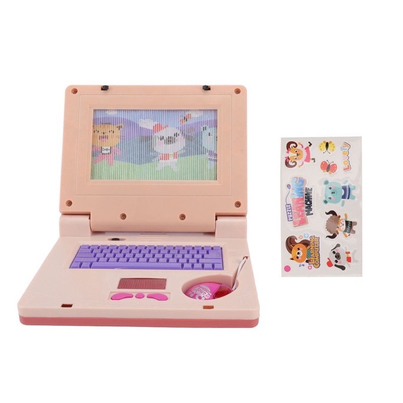 Đồ chơi laptop âm nhạc cho bé, laptop có nhạc chạy film sẵn cho bé ham học hỏi