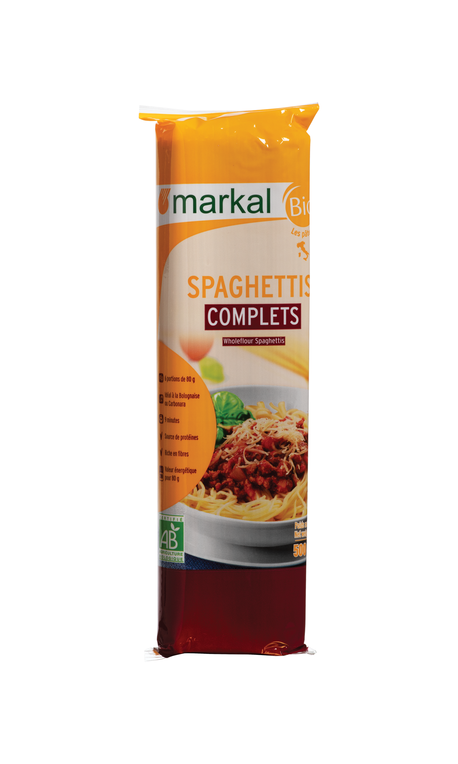 Mì Spaghetti lứt hữu cơ Markal 500g