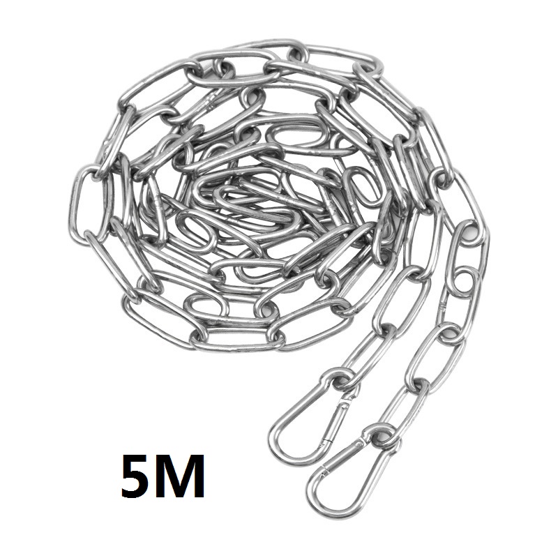 5m rope clothesline, chains stainless steel 304