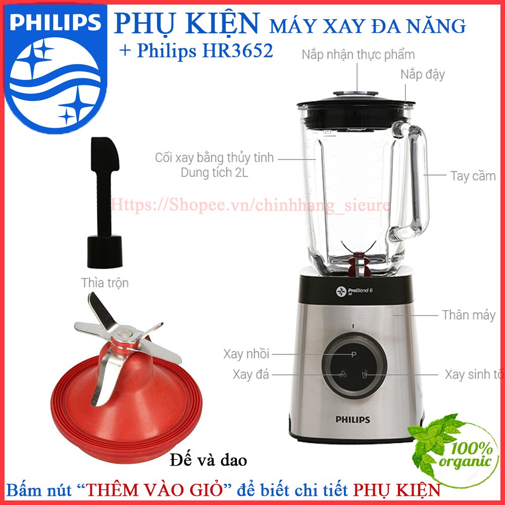 Lưỡi dao máy xay Philips HR3652