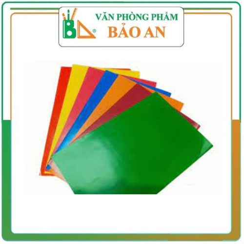 Giấy thủ công đề can ( có keo dính) ,Sản phẩm dành cho học sinh tiểu học cắt dán hình thủ công