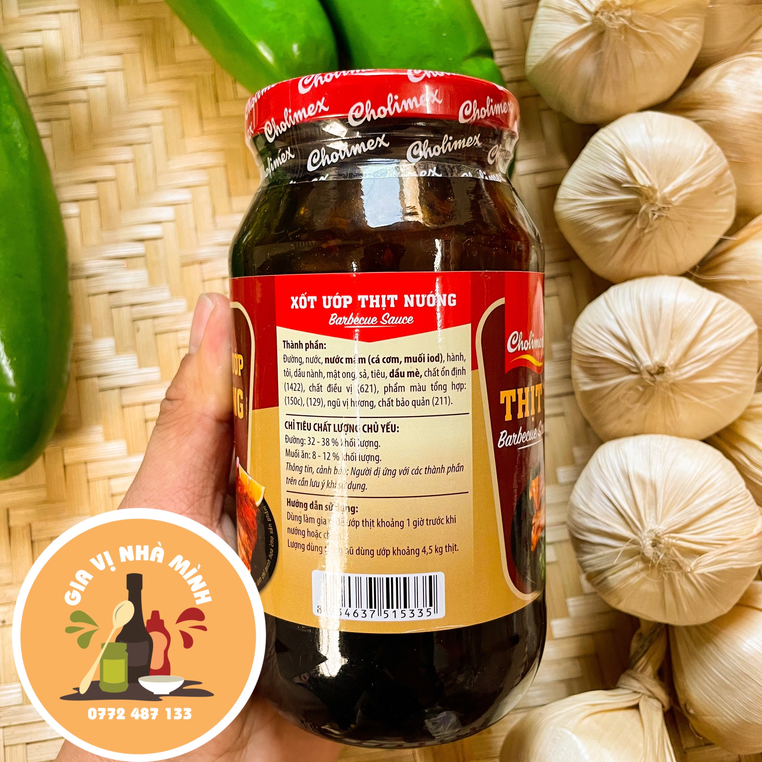 SỐT ƯỚP THỊT NƯỚNG CHOLIMEX 200GR -600GR