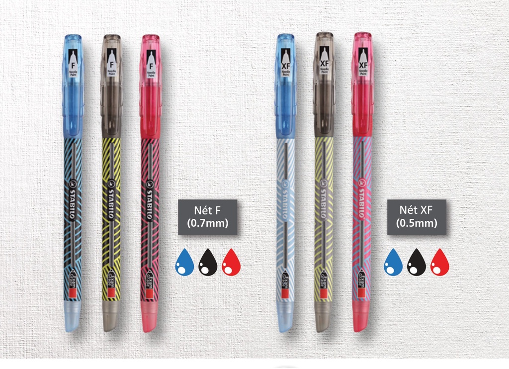 Bút bi STABILO Exam Grade X-Fine 0.5mm (BP587NXF)
