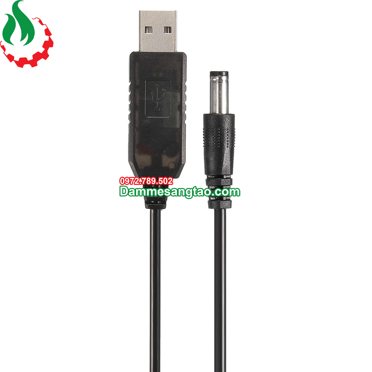 Cáp chuyển đổi Usb 5V sang 5V 9V 12V (Cho Modem Wifi Khi Cúp Điện)