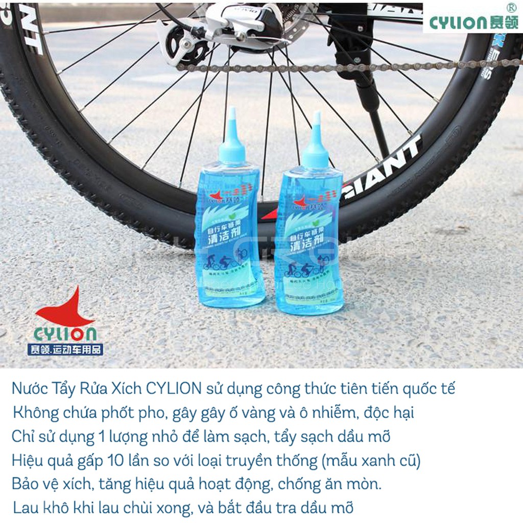 Dung dịch rửa xích, líp xe đạp RACE COLLAR CYLION II
