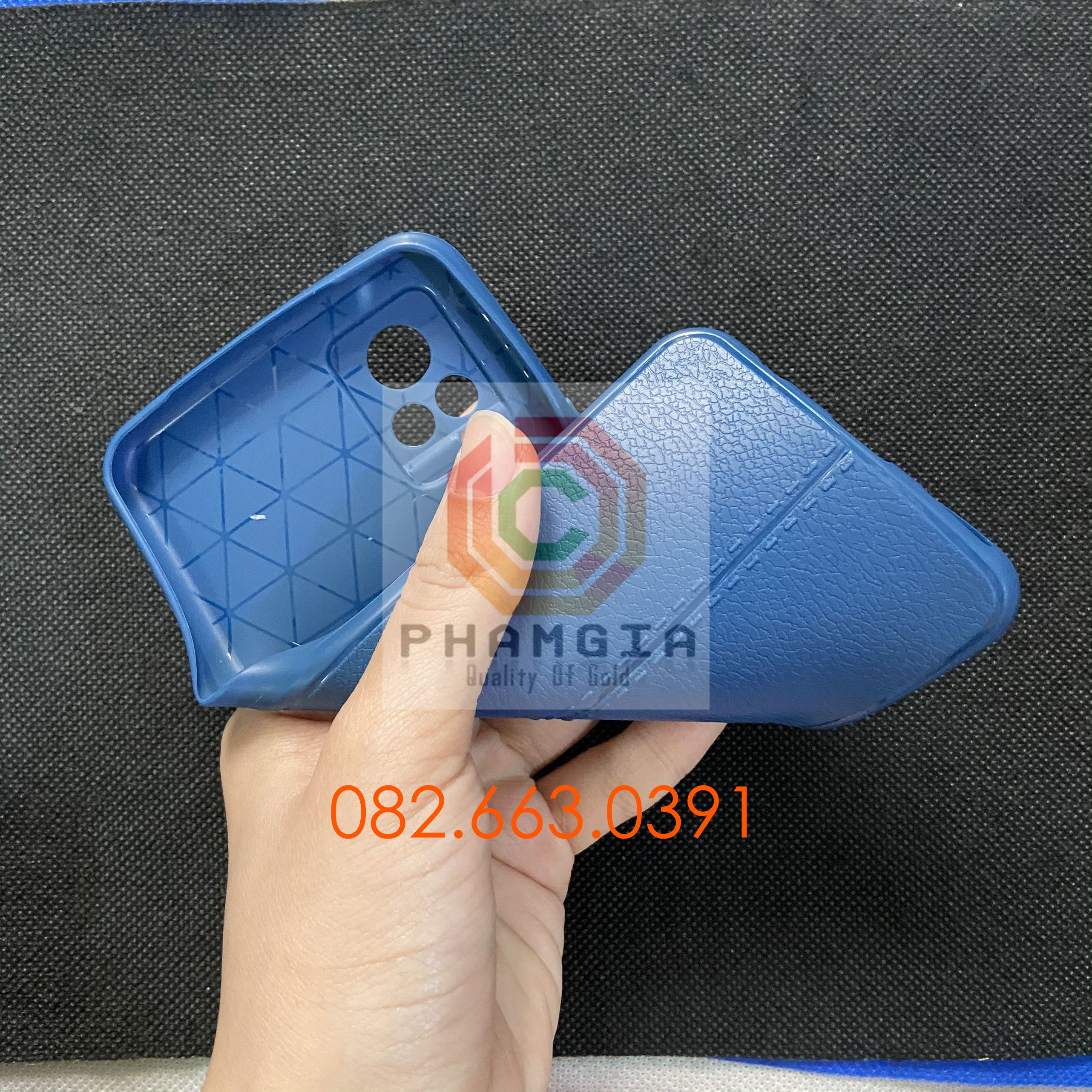 Ốp lưng Vivo V20 dẻo giả da auto bảo vệ camera