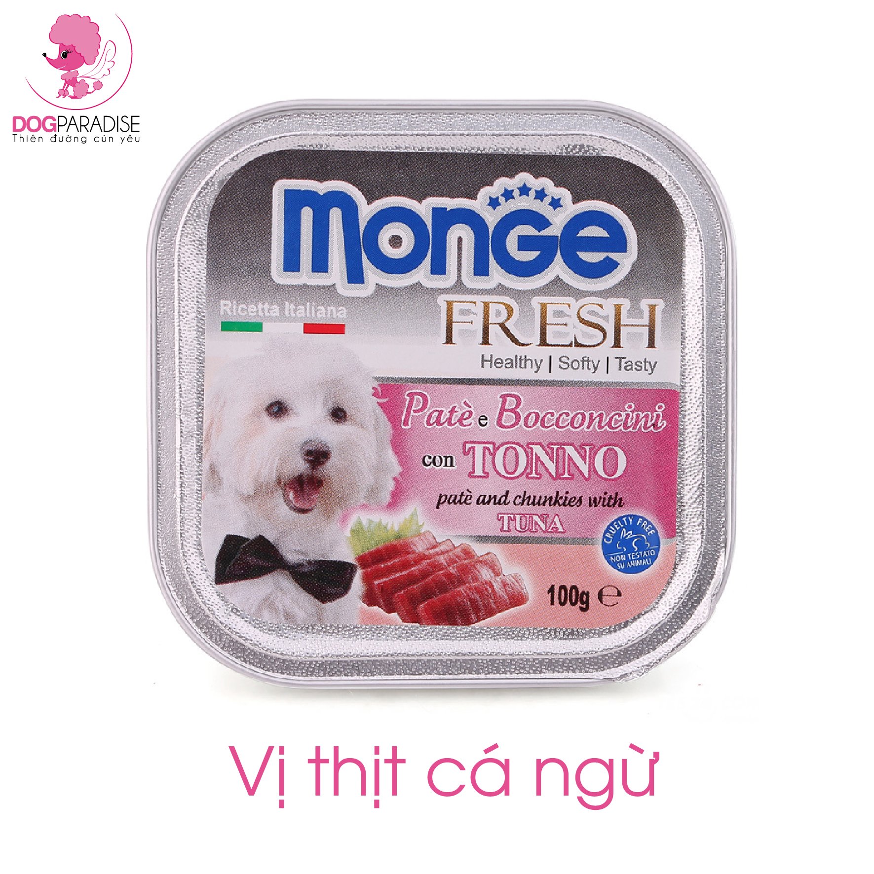 Pate cho chó Monge nhiều vị - Dog Paradise