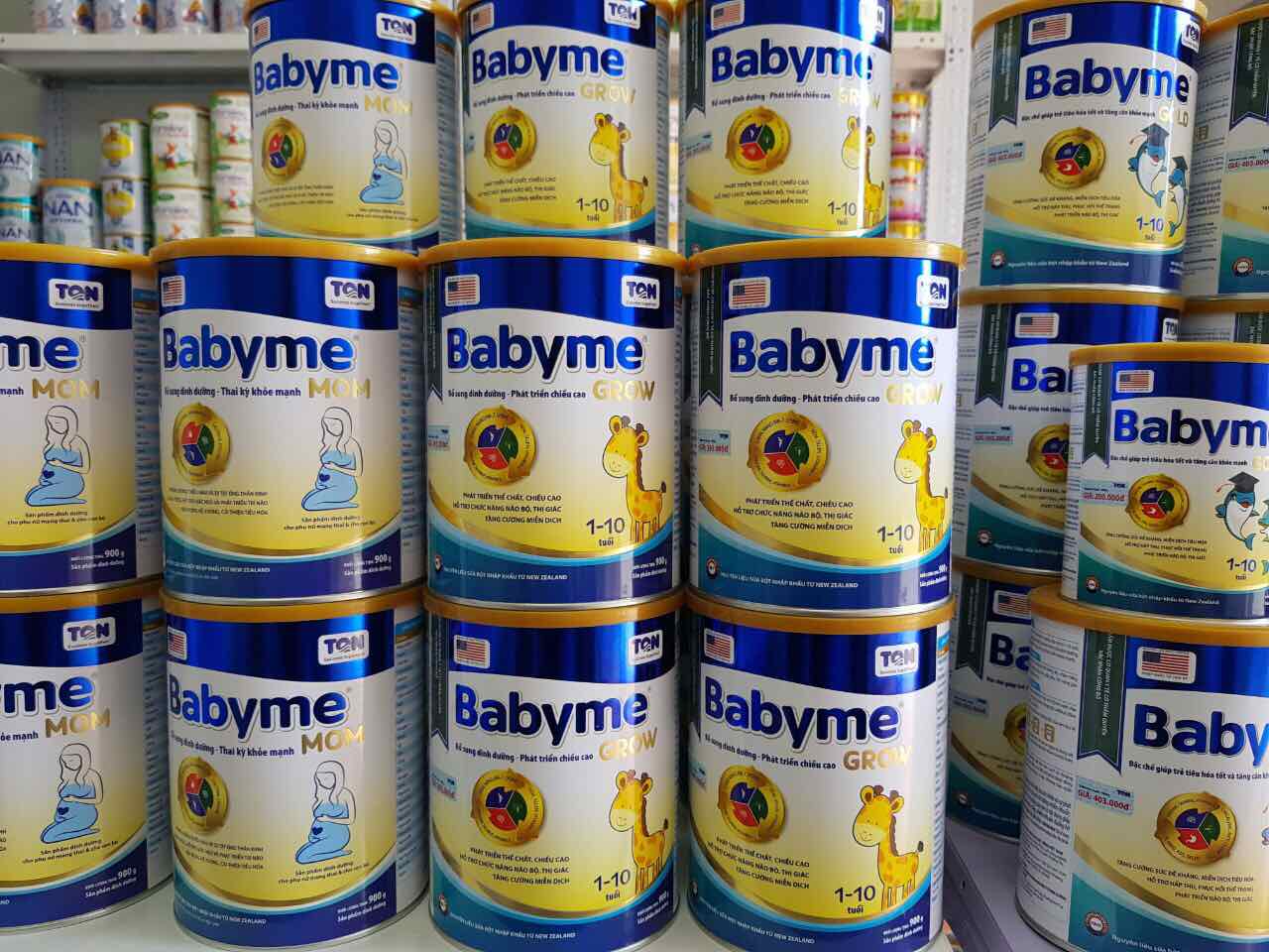 Sữa babyme số 1 900g (0 đến 12 tháng)