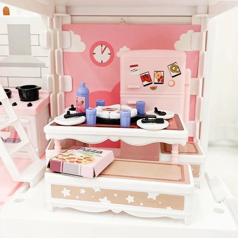Bộ đồ chơi Ngôi nhà búp bê Little World