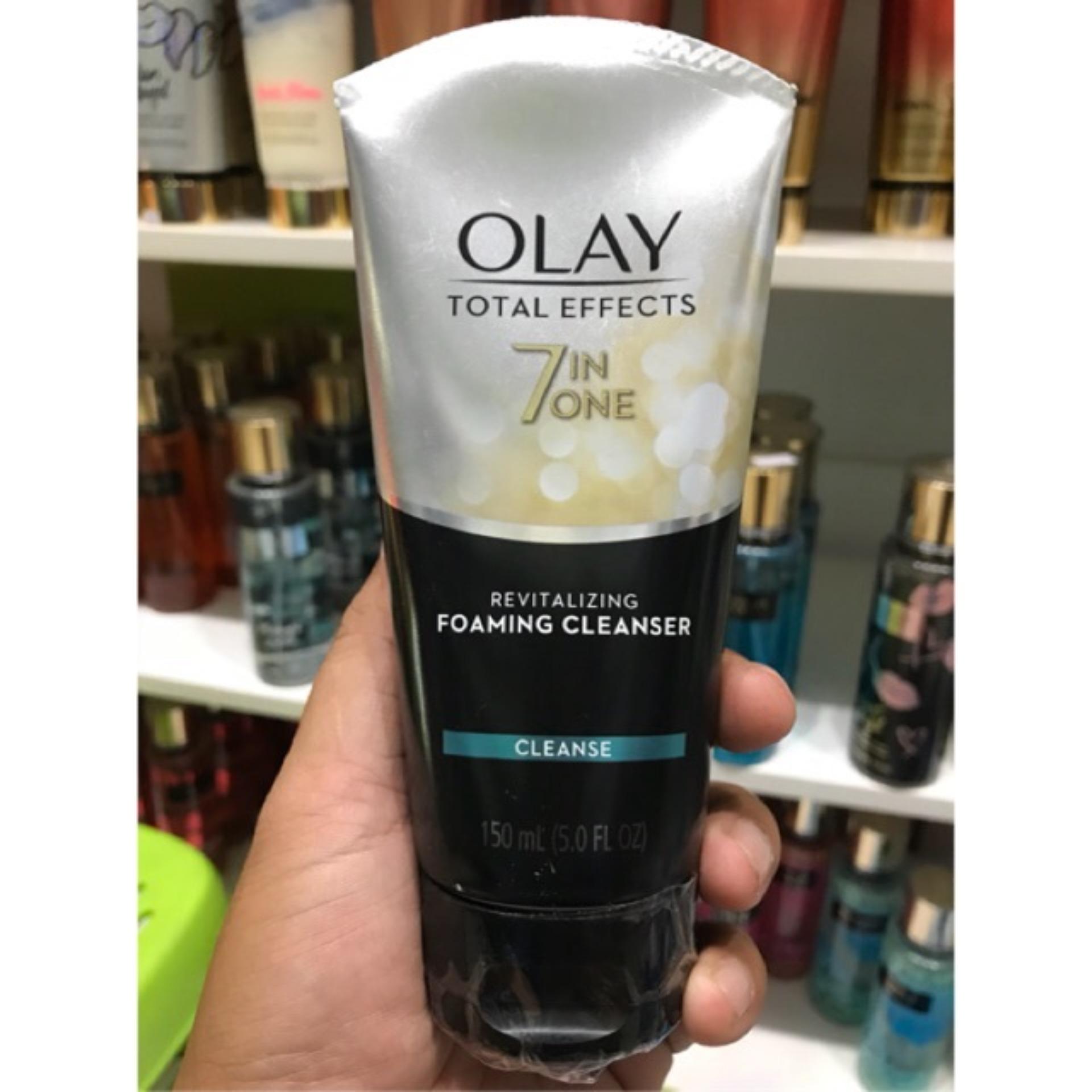 Sữa Rửa Mặt Olay Total Effects 7 in 1 Revitalizing Foaming Face Cleanser 150ml (Đen)
