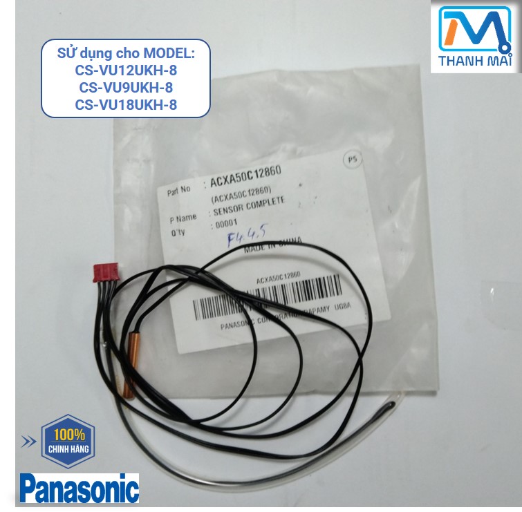 Sensor//cảm biến điều hòa//máy lạnh panasonic model cs-vu12ukh-8 cs-vu9ukh-8 cs-vu18ukh-8