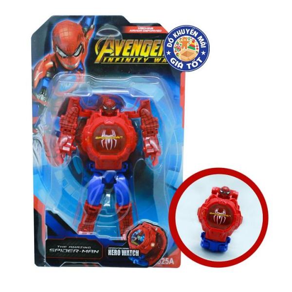 Đồ chơi đồng hồ siêu nhân người nhện biến hình cho bé - ZL8525A