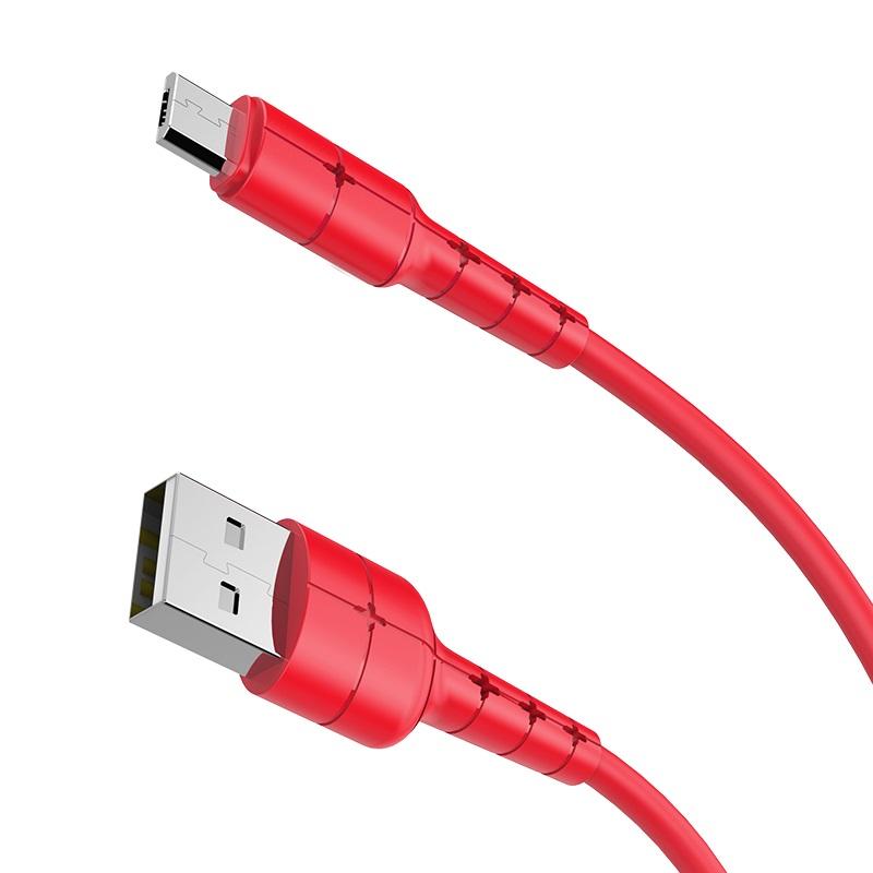 [HCM]Cáp sạc Micro USB Hoco X30 sạc nhanh 2.0A cho Android có đèn LED báo sạc