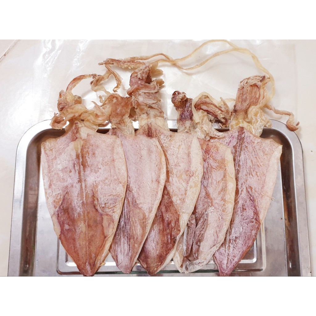 [TÚI 500GR] KHÔ MỰC NGON DÀY ,  HÚT CHÂN KHÔNG LOẠI 50 CON 1 KG