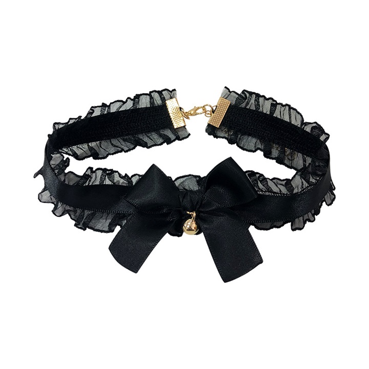 Choker ren nơ đính chuông nhỏ - vani store