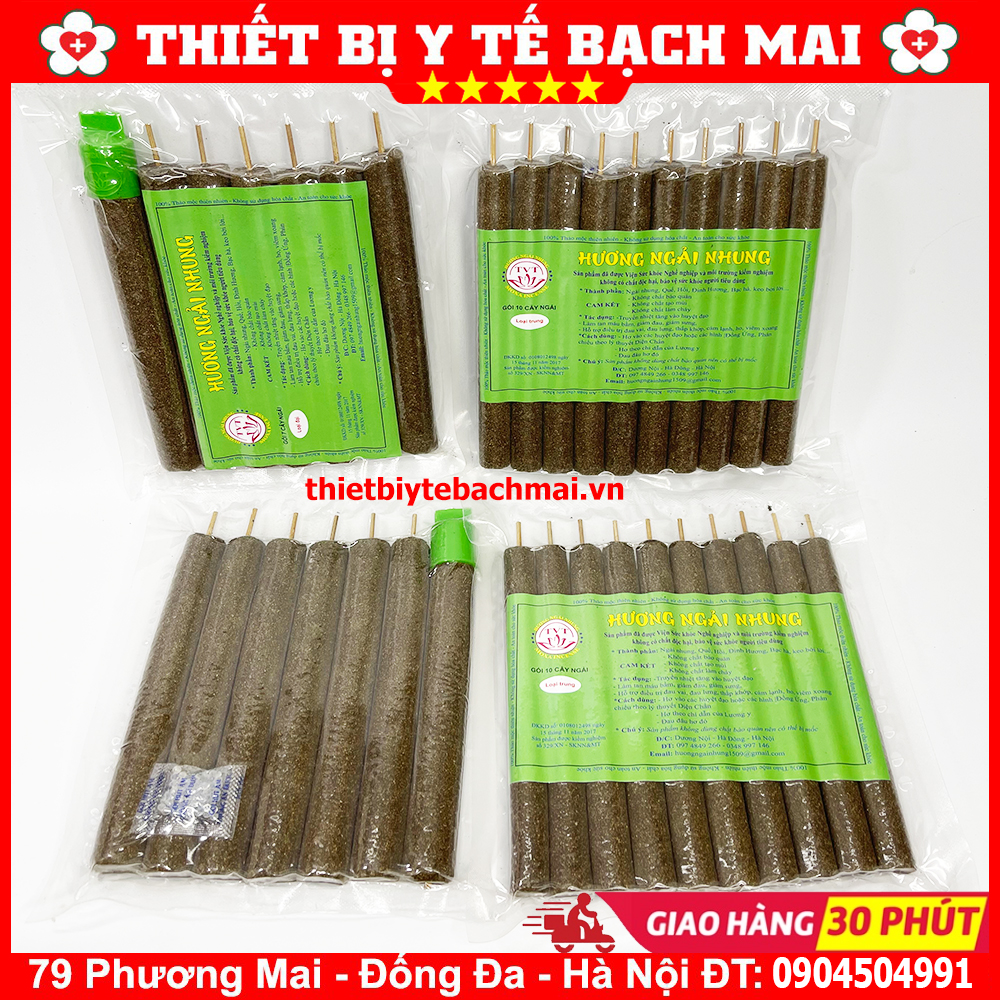Điếu Ngải Cứu - Nhang Ngải Nhung [10 Cây,7 Cây]