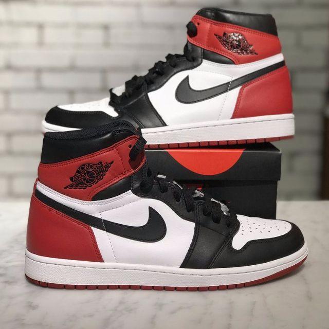 Giày Sneaker J0rdan 1 Đỏ đen ( Full box)