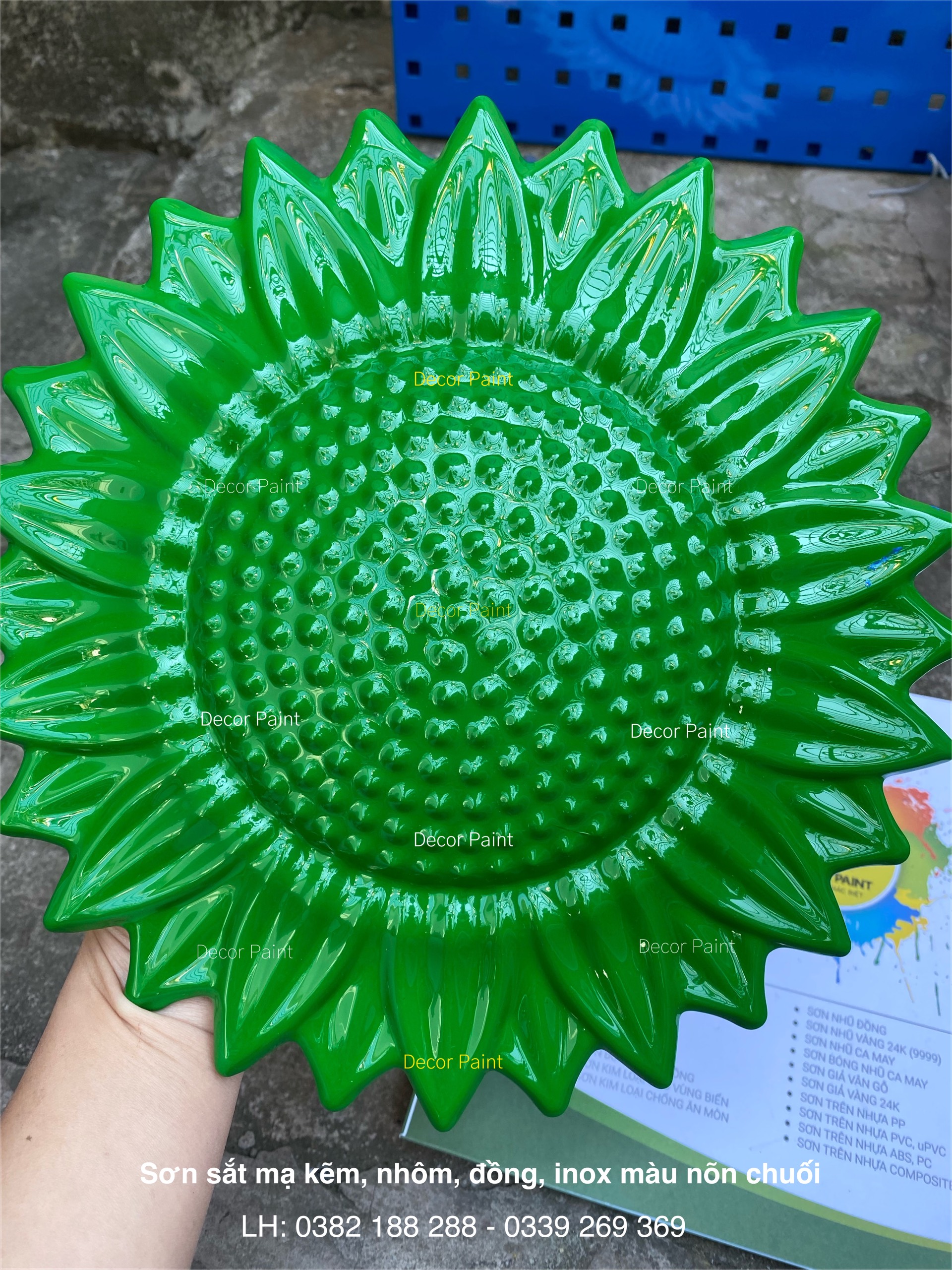 Sơn 2k màu xanh lá Decor Paint
