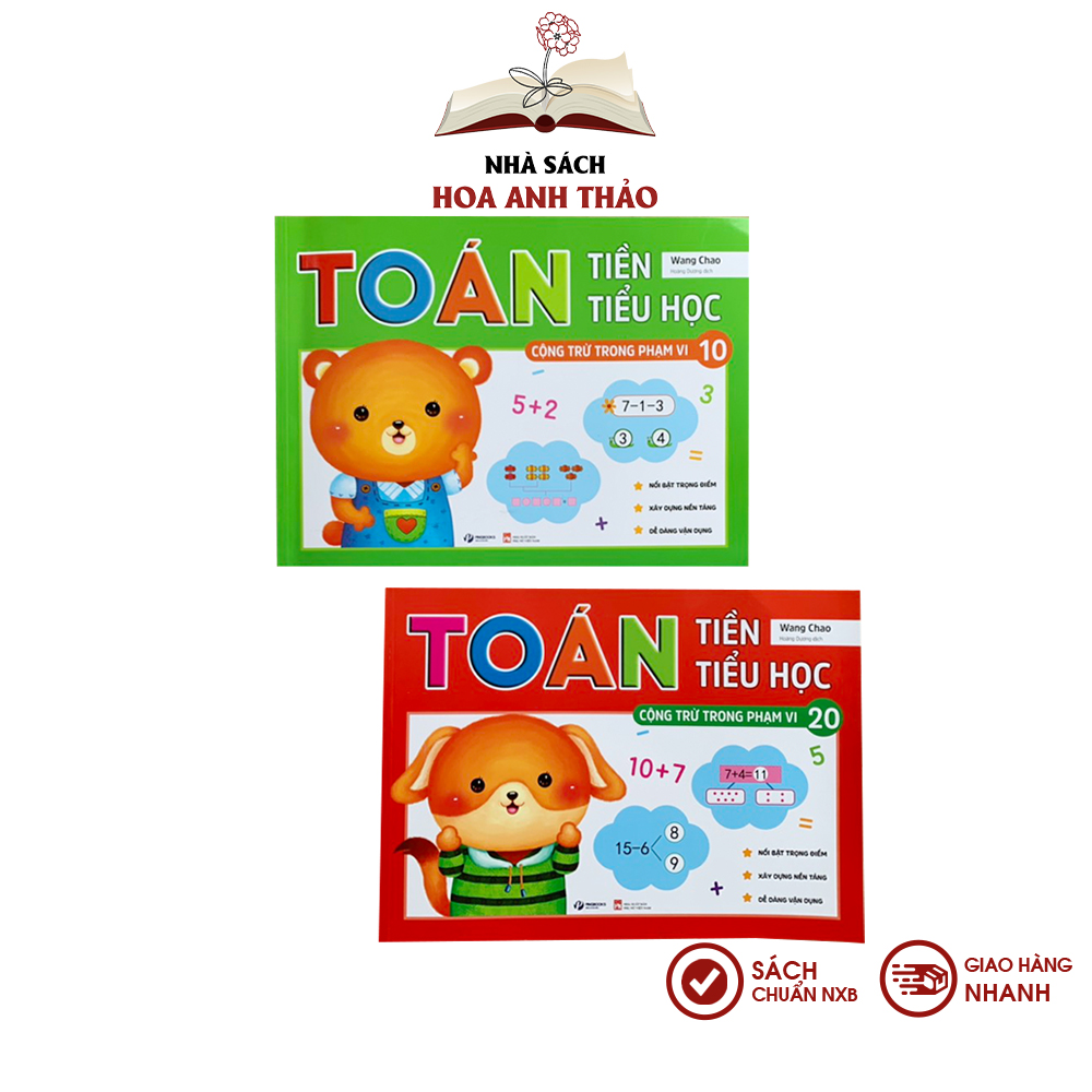 Sách - Toán tiền tiểu học cộng trừ trong phạm vi 10, 20