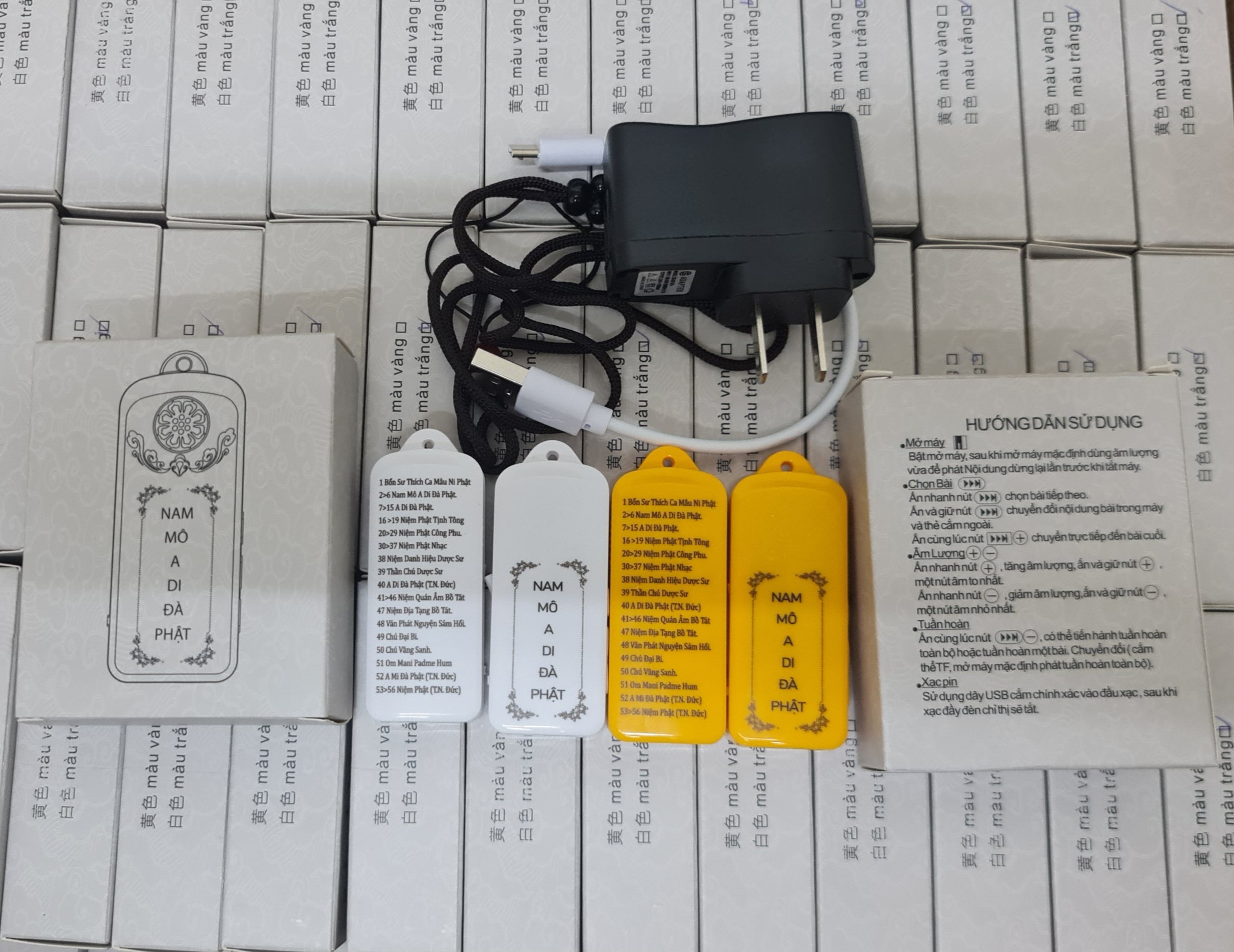 Máy niệm Phật đeo cổ mini 56 bài