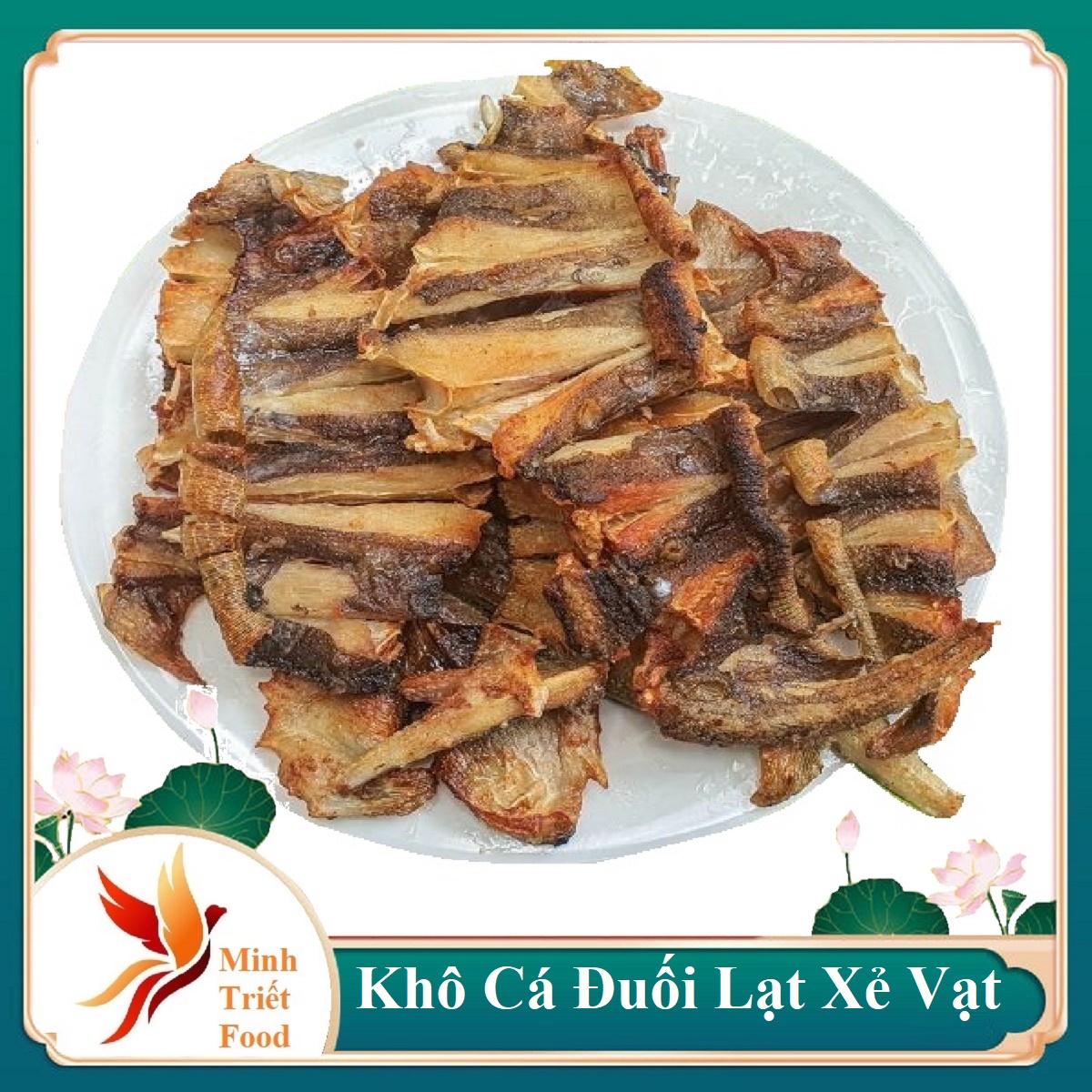 Khô cá đuối lạc 100% 1kg khô cá đuối không tẩm gia vị -khô cá đuối lồi khô cá đuối lạt xẻ vạt