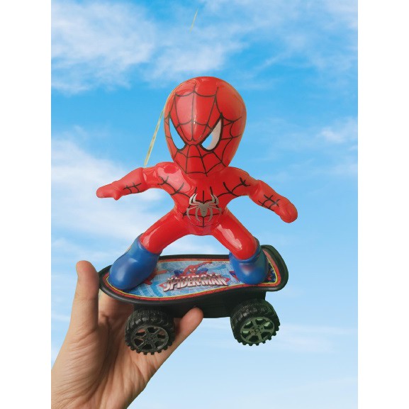 (with Video) Spider-Man Skateboard Toy (Zipper-Powered)