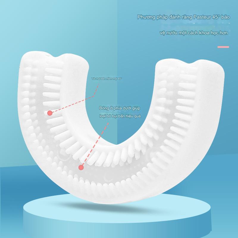 Bàn chải đánh răng chữ u cho bé Chất Liệu Silicon