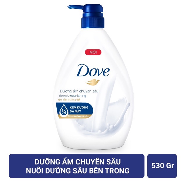 Sữa tắm dưỡng thể Dove 530gr
