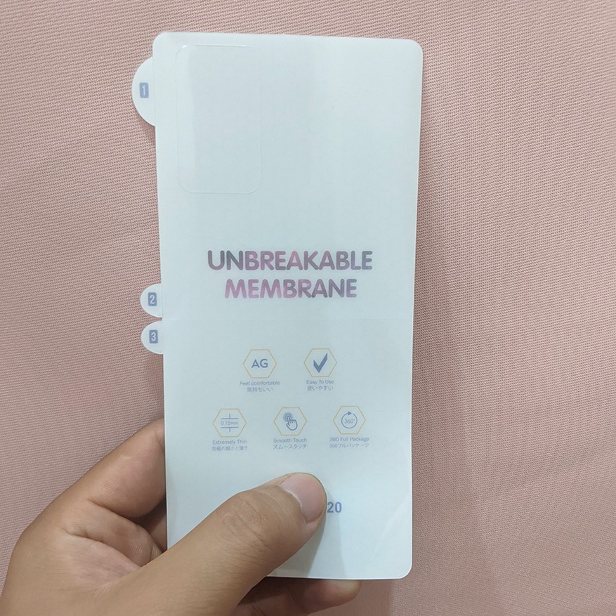 Combo 2 mặt dán chống xước PPF Samsung Galaxy Note 20