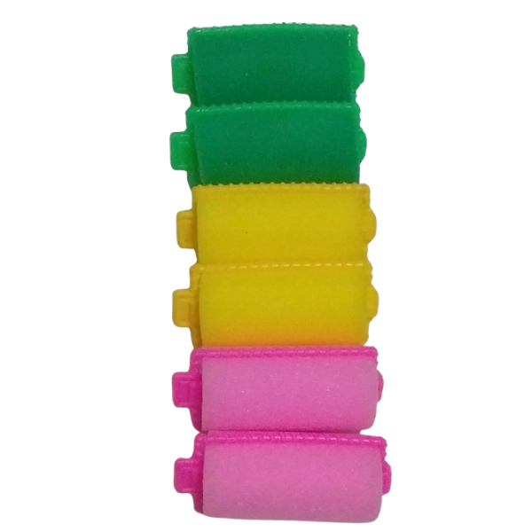 [HÀNG CÓ SẴN]Combo 6 ống cuốn tóc mút tạo kiểu tóc đủ màu-lô cuốn tóc