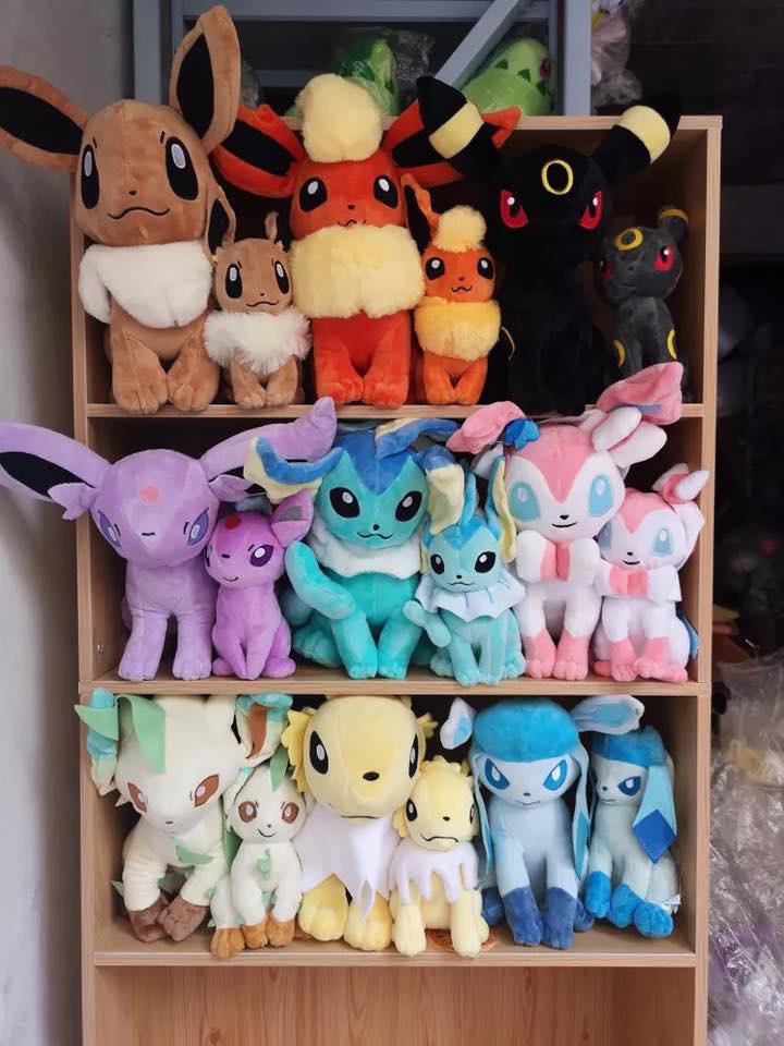 Gấu Bông Pokemon Eevee 9 Hệ tiến hóa