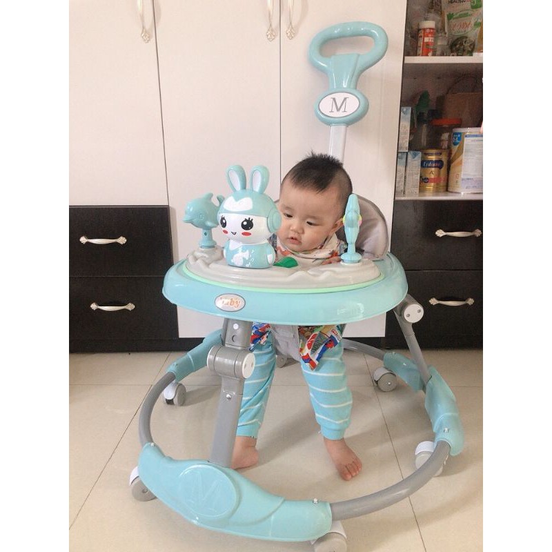 Xe tròn tập đi 2in1 (kết hơp bàn ăn cho bé)