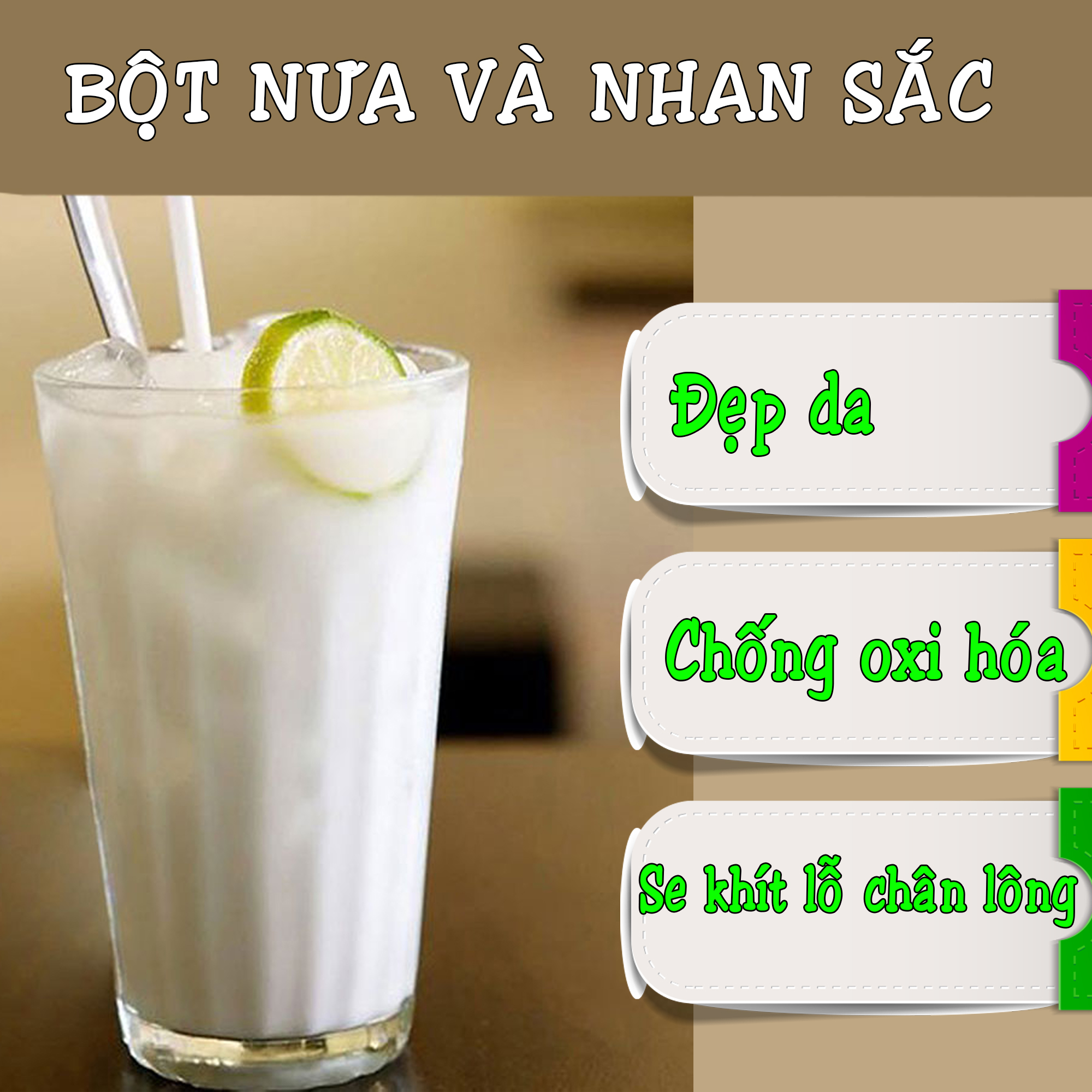 Bột nưa nguyên chất Bến Tre