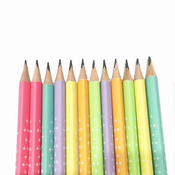 Hộp 12 bút chì pastel có tẩy HB Yplus - star pastel + PX2001