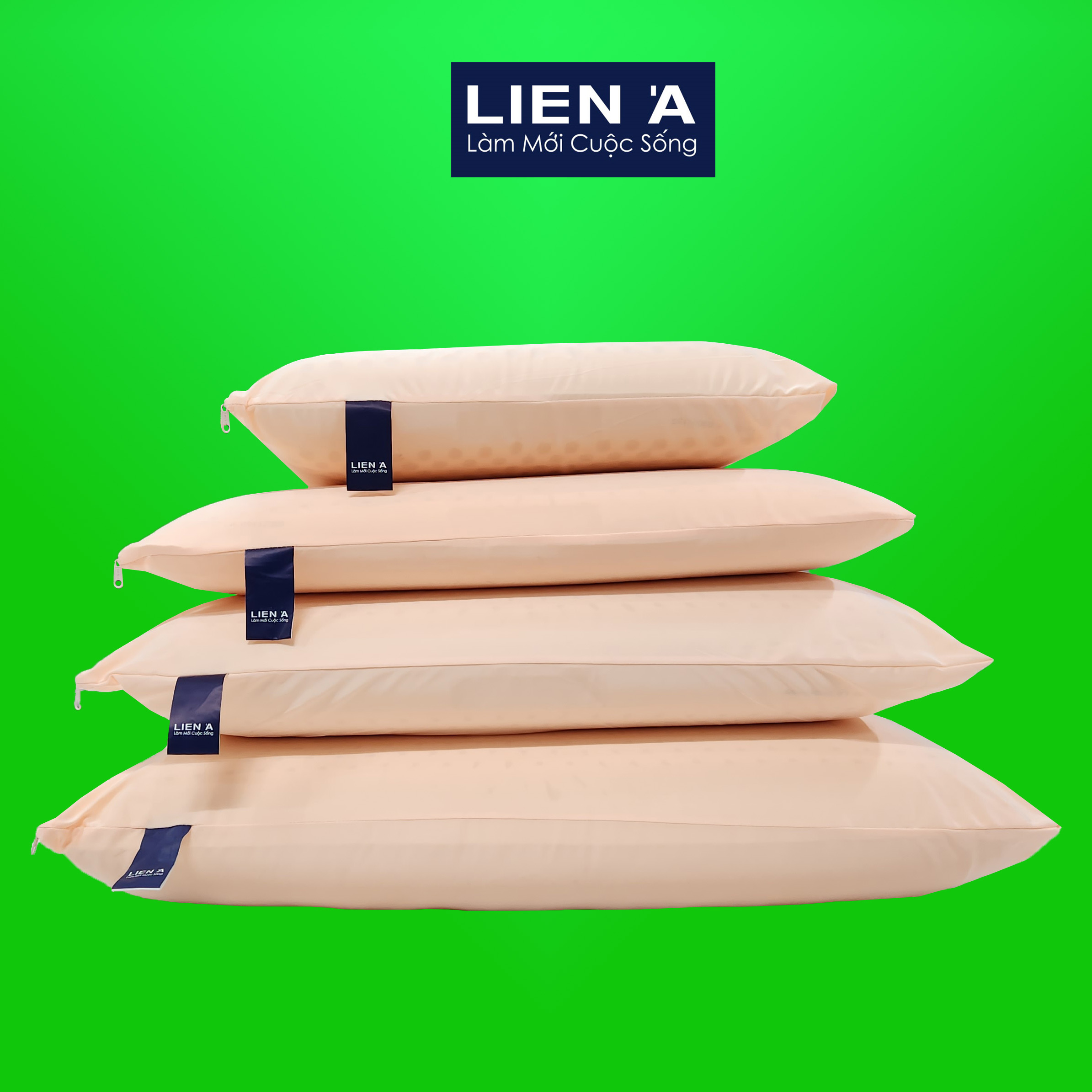 Gối Cao Su Liên Á Oval- CHÍNH HÃNG