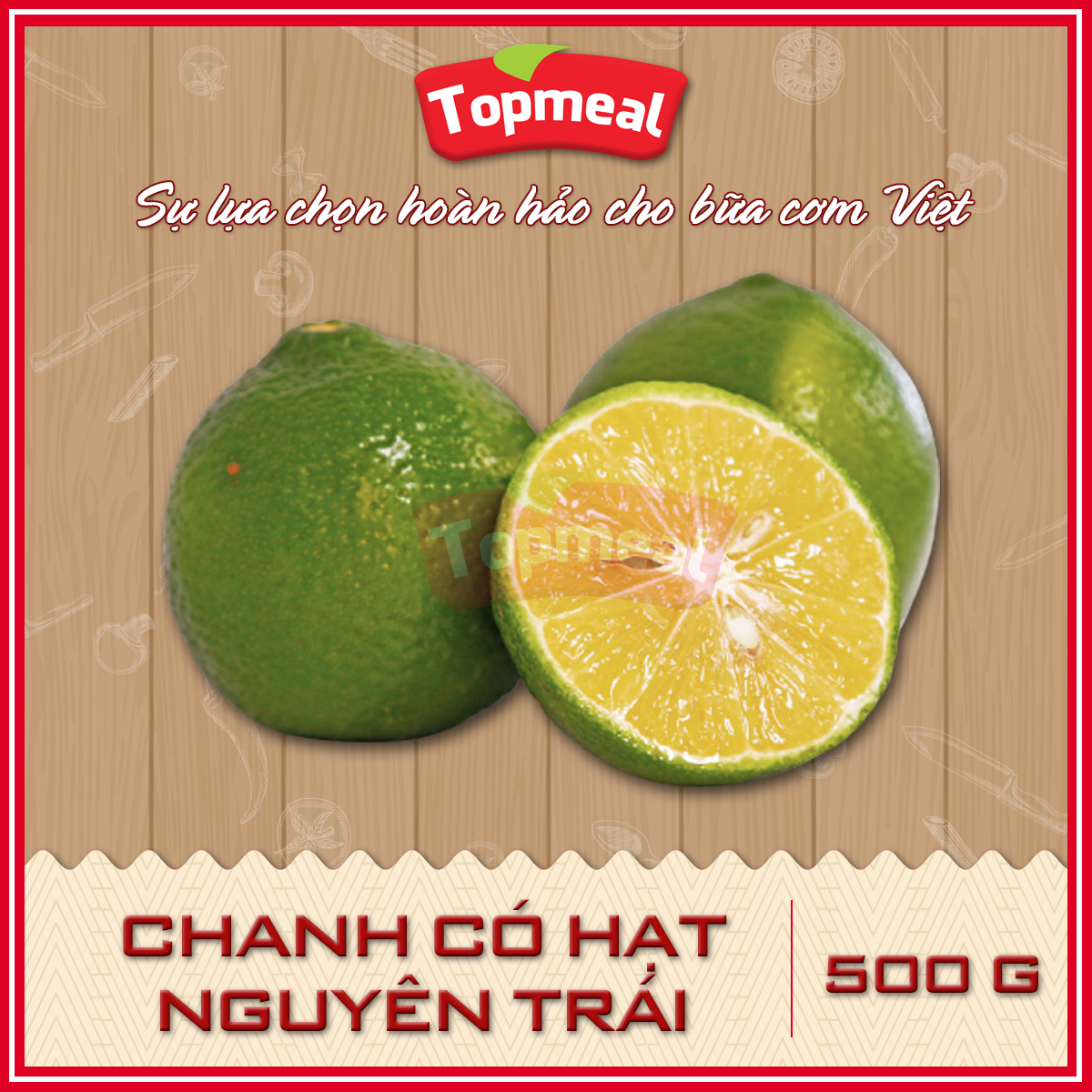 HCM - Chanh có hạt nguyên trái (500g) - [Giao nhanh TPHCM]