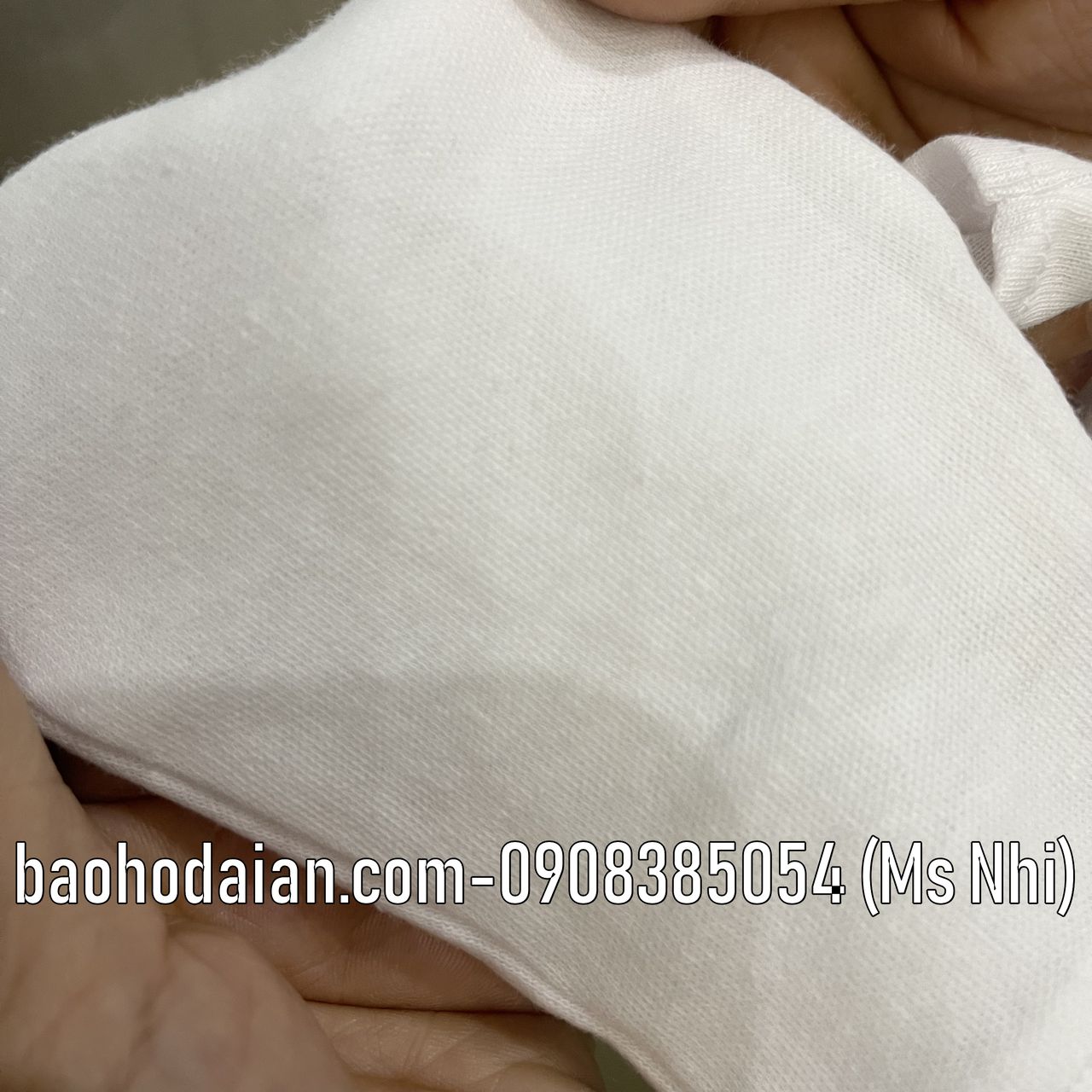Găng tay vải cotton màu trắng (10 cặp)