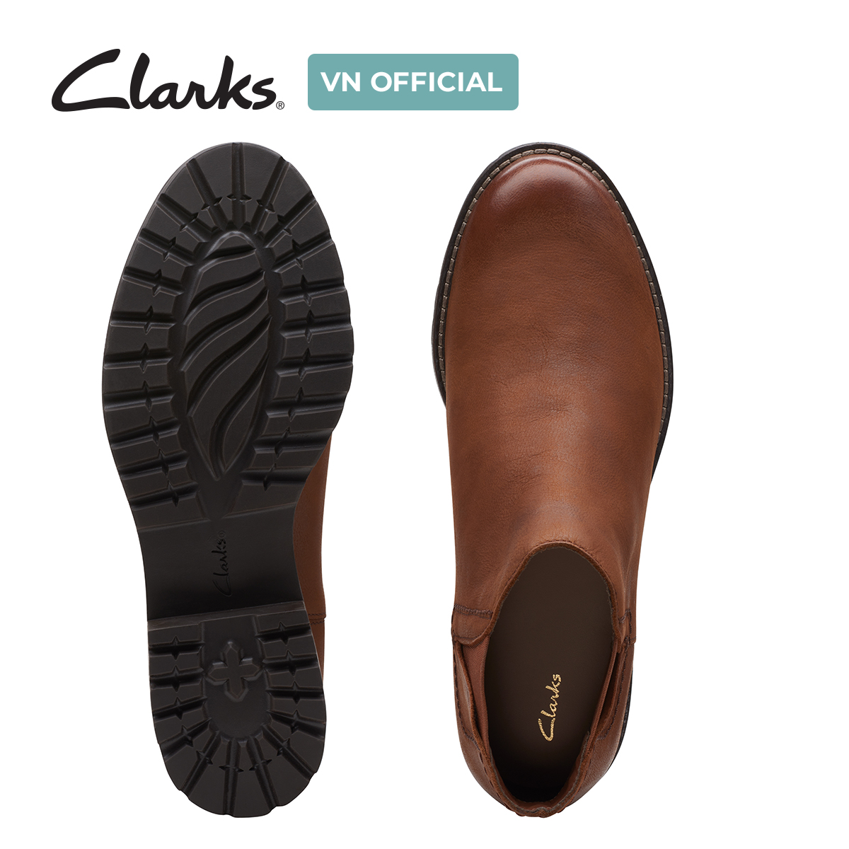 Giày Bốt Da Nữ Clarks - Clarkwell Demi