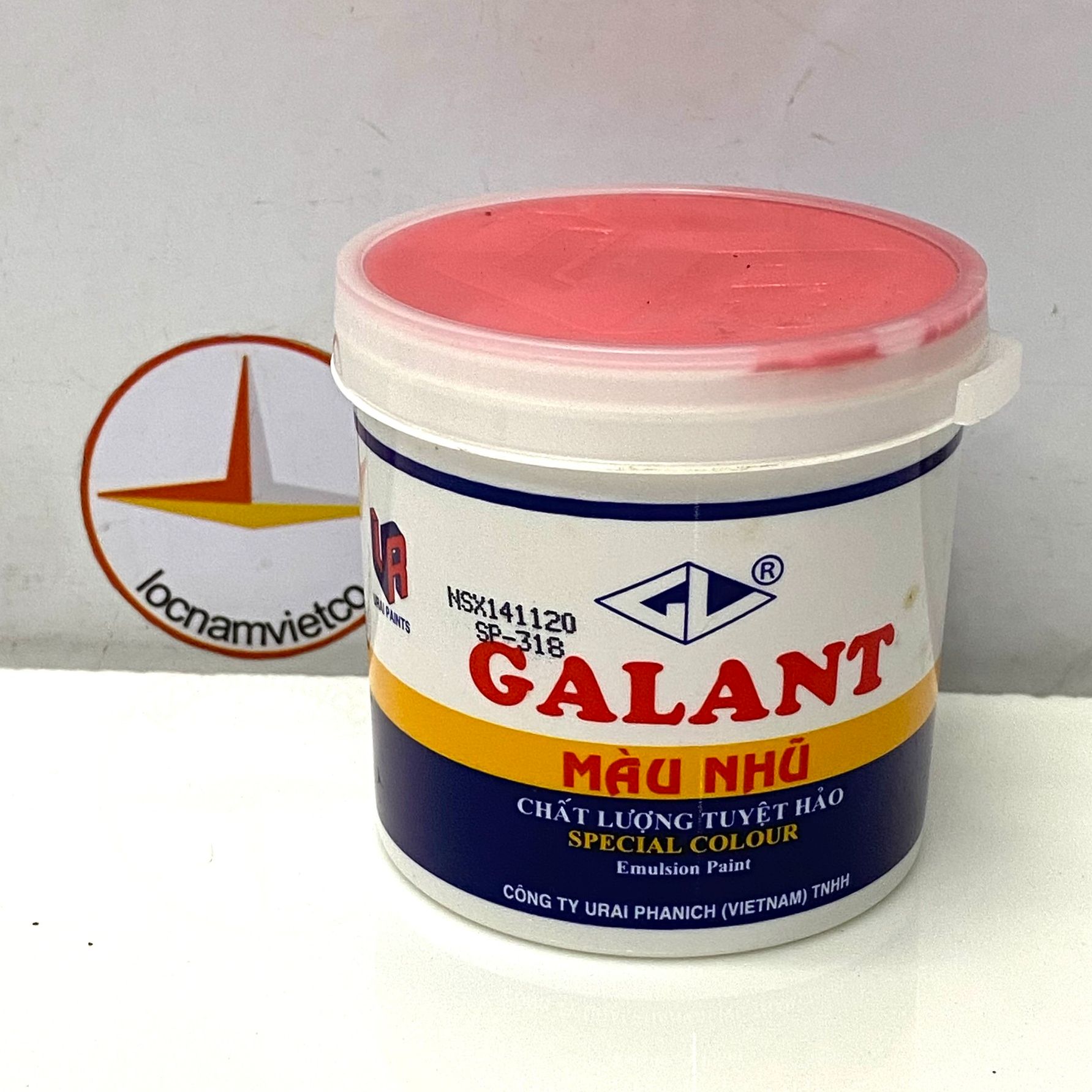 Ve màu nhũ galant màu đỏ sp318 225ml