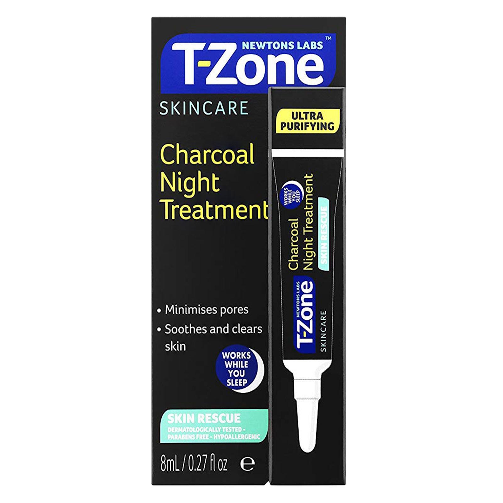 Chấm mụn đêm T Zone Charcoal Night Treatment - 8ml (Bill Anh)