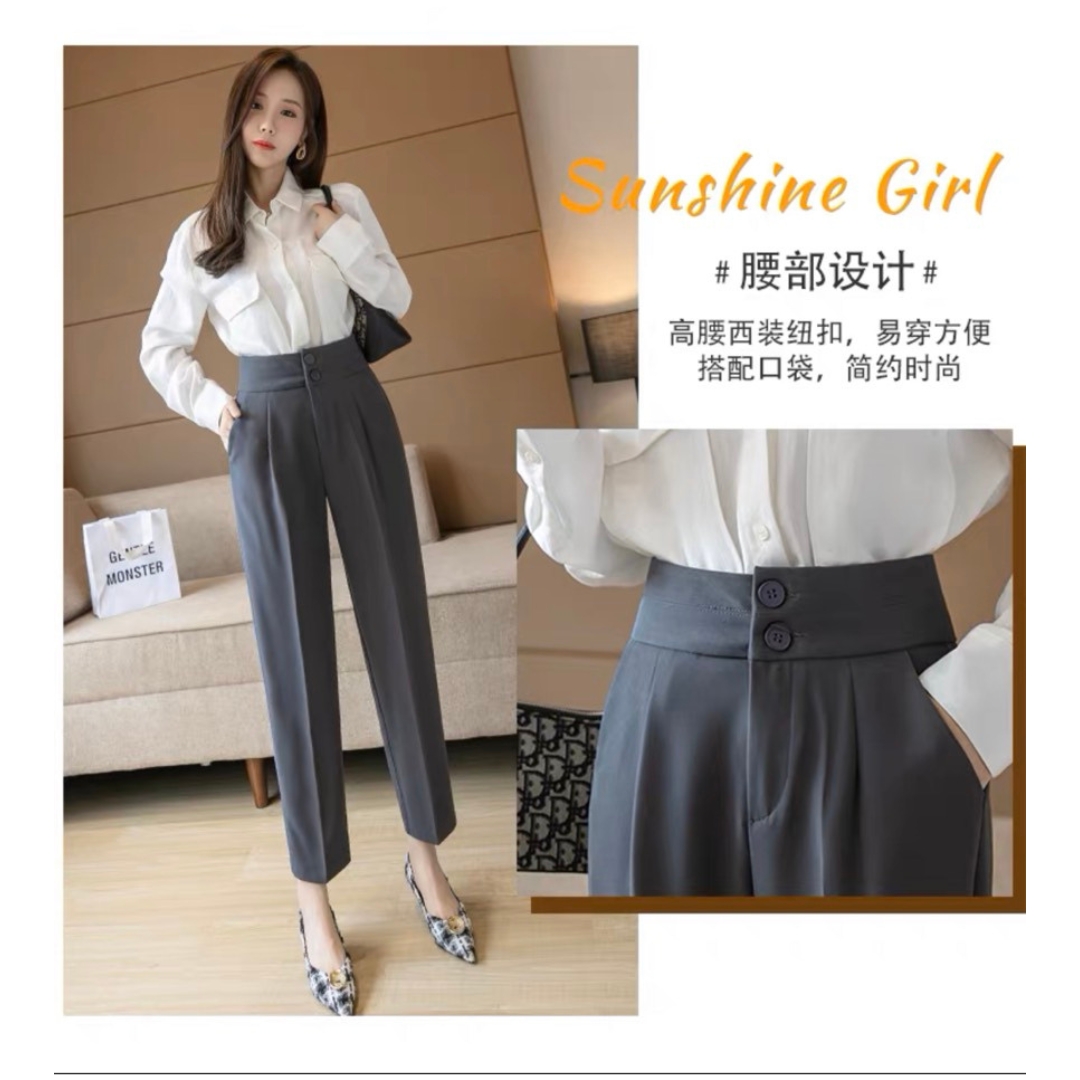 Quần Baggi Cạp Cao khóa 2 KHUY trước